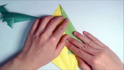 [공룡 종이접기]파라사우롤로푸스 접기, 折纸恐龙, Origami dinosaur Parasaurolophus-8caz2iG9428