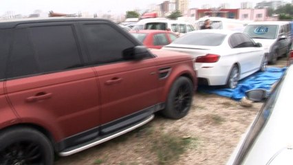 20 milyon lira değerindeki araçlar çürümeye terk edildi