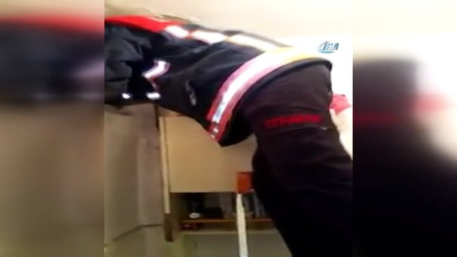 İtfaiyeden güvercin kurtarma operasyonu