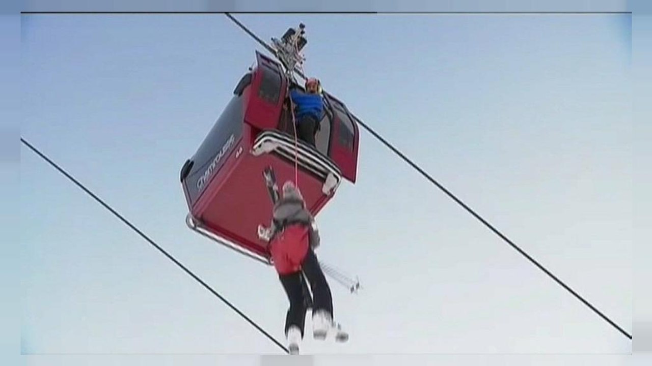 Spektakuläre Rettungsaktion: 150 Wintersportler bleiben in Seilbahn stecken