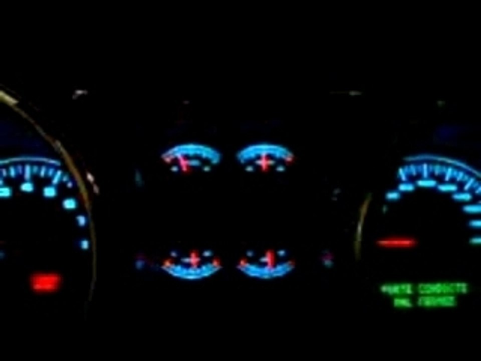 Le tableau de bord de ma Saleen