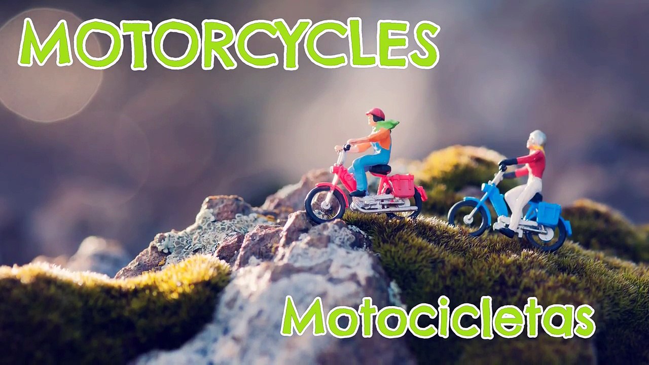 Nombres de VEHÍCULOS Y TRANSPORTES en inglés y en español - Vocabulario para niños