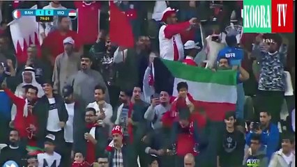 اهداف مباراة العراق والبحرين 1 1 اهداف مباراة البحرين والعراق 1 1 شاشة كاملة خليجي 23