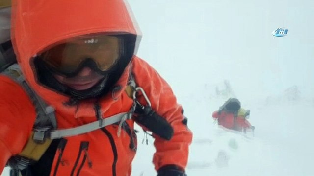 Sarıkamış şehitlerini Uludağ'ın zirvesinde andılar