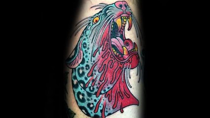 50 Snow Leopard Tattoos For Men -  2018 luxury