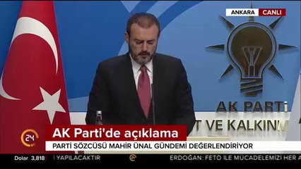 Mahir Ünal gündemi değerlendiriyor
