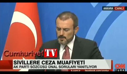 Mahir Ünal: KHK'ler sadece 15 ve 16 Temmuz tarihlerini kapsıyor