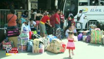 Mga pasaherong pauwi sa probinsya, humahabol pa sa bus terminals