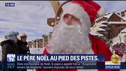 L'interview exclusive du Père Noël au pied des pistes de Val Thorens