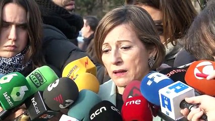 Forcadell invoca Macià: ‘L'amor per la llibertat farà que cap persona innocent més passi el Nadal a la presó o exiliada’