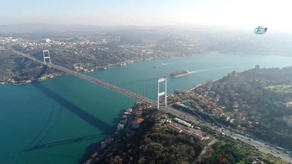 İstanbul'da "Kış Güneşi " Manzaraları Havadan Görüntülendi