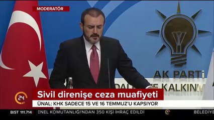 Sivil direnişe ceza muafiyeti