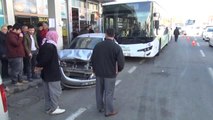 Gaz Pedalı Takılı Kalan Belediye Halk Otobüsü 9 Araca Çarptı