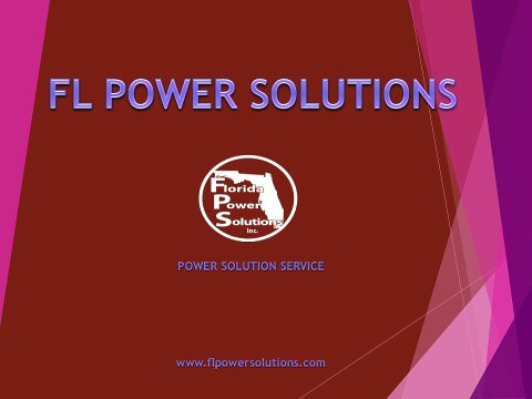 Get Generator Maintenance services from Florida Power Solution Inc.