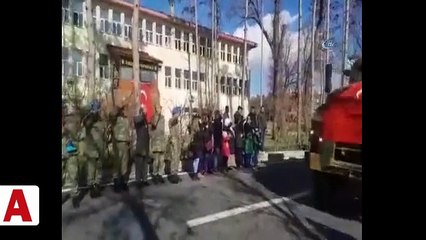 Komandolar dualarla Suriye’ye uğurlandı