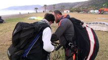 Gazipaşa Selinus Plajı'nda yamaç paraşütü yer çalışması yapıldı - ANTALYA