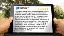 Allen and Young Removals - London Moving and Storage London Outstanding 5 Star Review by Richar...