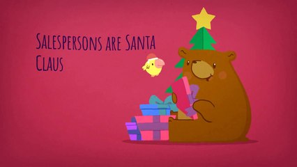Salespersons are Santa Claus