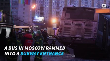 Moscow Bus Crashes Into Subway Killing At Least Four People