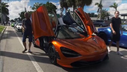 One Mile Long Exotic Car Traffic Jam
