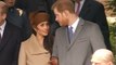 Meghan Markle and Prince Harry greet well-wishers after royal family's church service at Sandringham