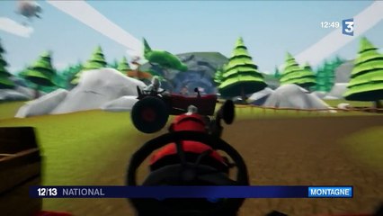 Réalité virtuelle : à l'Alpe d'Huez, la luge sur rails nous emmène dans un monde imaginaire