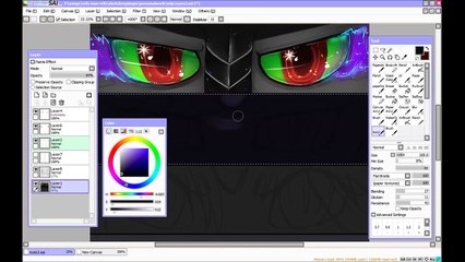 P:Speedpaint:MLP Eyes of Villans :Discord, Sombra, Nightmare Rarity, Chrysalis, & Changeling