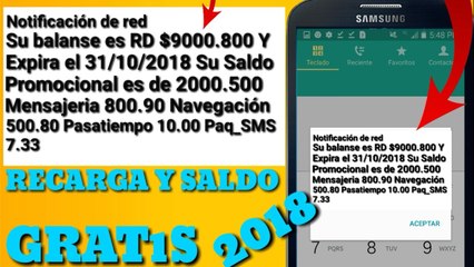 Increible Saldo y Recargar gratis truscazo 2018 - Miguel Perez Original
