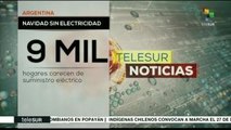 Miles de argentinos pasarán la Navidad sin servicio de electricidad