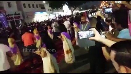 അറബികള്‍ ഞെട്ടി മമ്മൂക്കയെ ഒമാനില്‍ ജന സാഗരം - Incredible crowd at Oman Master of Masses Mammootty