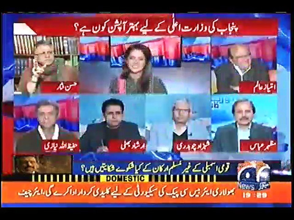 Who is better option for CM in Punjab for PMLN Watch Hassan Nisar's analysis