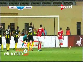 الهدف الاول الاهلى والتعادل وادى دجلة