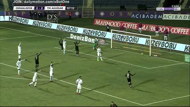 Aminu Umar second Goal HD - Osmanlispor 3 - 2 Akhisar Genclik Spor - 25.12.2017 (Full Replay)