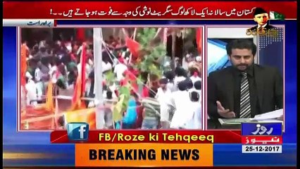Roze Ki Tehqeeq – 25th December 2017