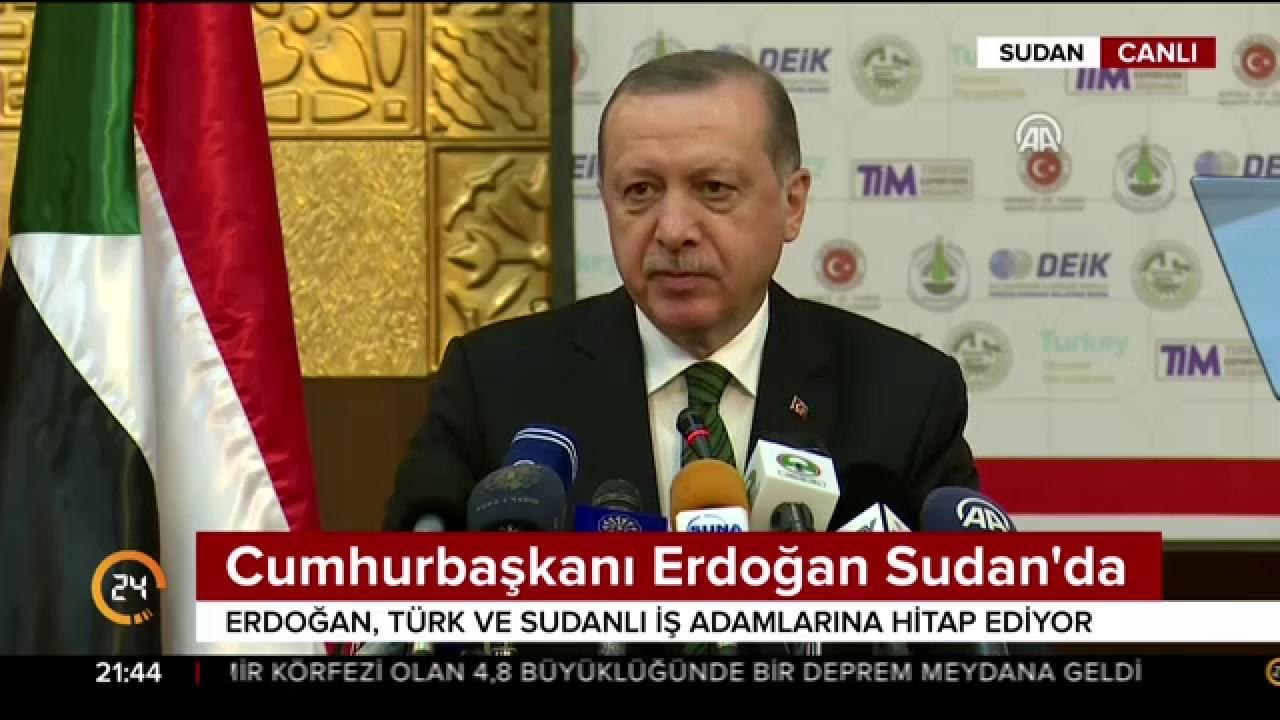 Cumhurbaşkanı Sudan'da