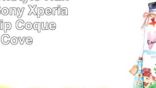 Dorigine Numia Design Luxe BookStyle Handytasche Sony Xperia E3 noir flip Coque style