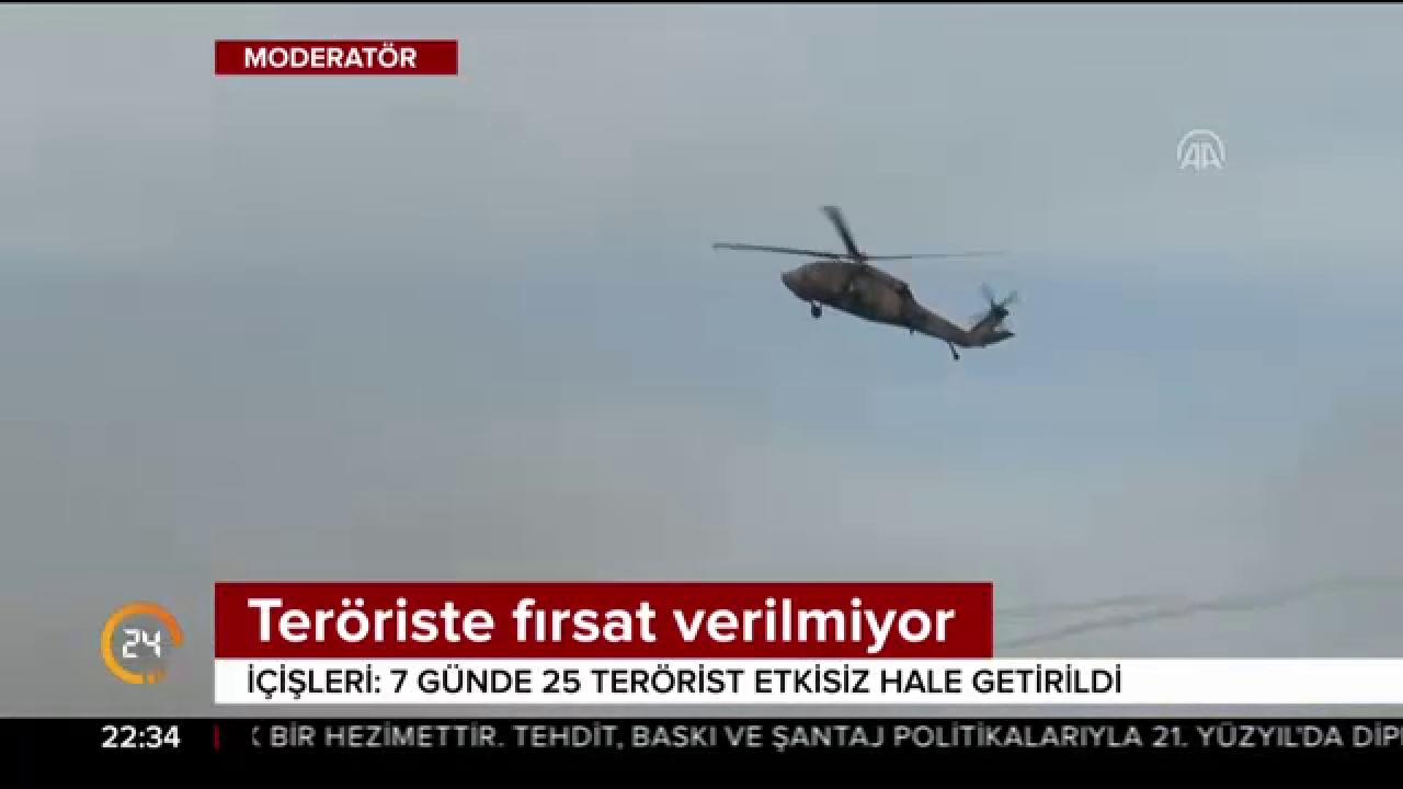 Teröriste fırsat verilmiyor