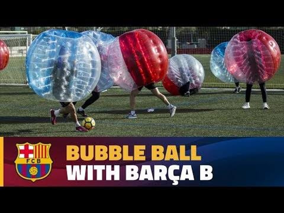 BARÇA_B___Christmas_Bubble_Ball_Challenge_#SharingDreams