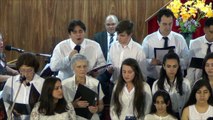 Iglesia Evangelica Pentecostal. Alabanza del Coro de la Iglesia, junto al coro de niños(3). 03-12-2017