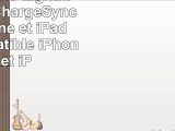 Belkin  Câble Lightning Coudé ChargeSync pour iPhone et iPad  12m  Compatible iPhone