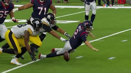 Bud Dupree recovers forced fumble as Steelers take over