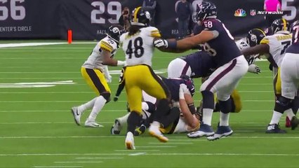 Alfred Blue cuts back to pick up first down