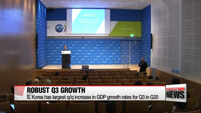 S. Korea logs fastest on-quarter GDP growth in Q3 in G20