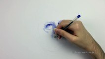 Porträt zeichnen mit einem Kugelschreiber. Beispiele aus unserem Porträt-Zeichenkurs-5BjNgISylm8
