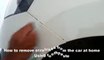 How to remove scratches from the car at home Using toothpast