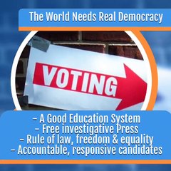 We need Real Democracy - the Public Group.