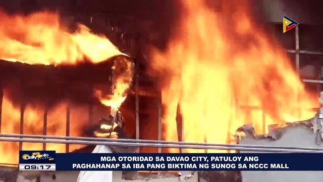 Mga otoridad sa Davao City, patuloy ang paghahanap sa iba pang biktima ng sunod sa NCCC Mall