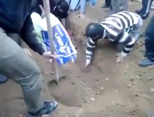 Man out alive  grave