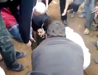 Man out alive  grave