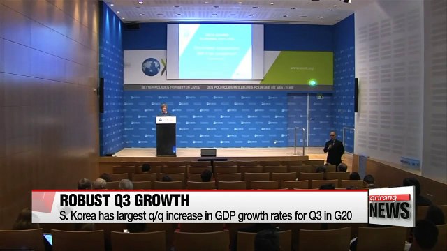S. Korea logs fastest on-quarter GDP growth in Q3 in G20